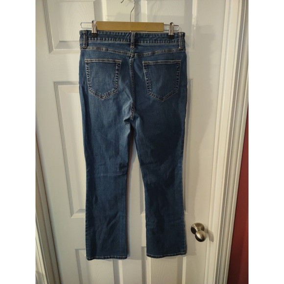 St John's Bay Blue Bootcut Jeans Size 10 - Picture 3 of 9